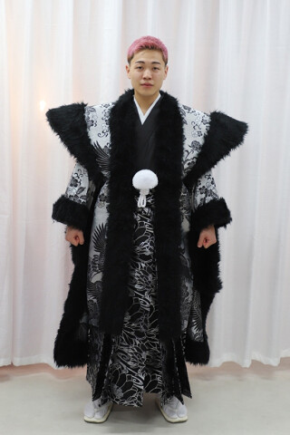No.14287 【男袴】BASARA　＃黒＃派手男子