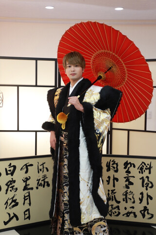 No.14289 【男袴】BASARA　＃ピンク＃派手男子