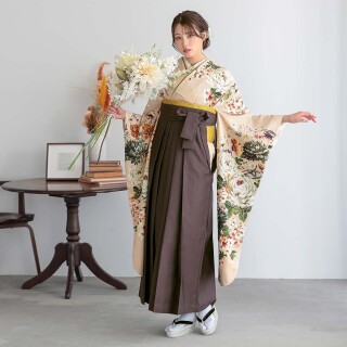 R2220 ジャパンスタイル ライトアプリコット 菊に桜