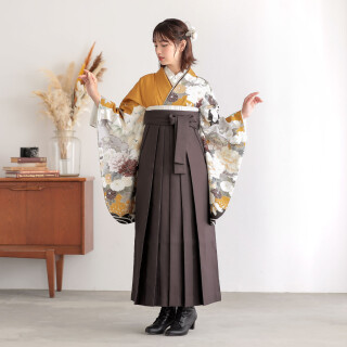 No.14189 G1060 カラシ 貝桶に牡丹