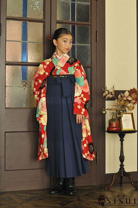【紅一点】着物No.81-0057 袴No .21-0009の衣装画像3