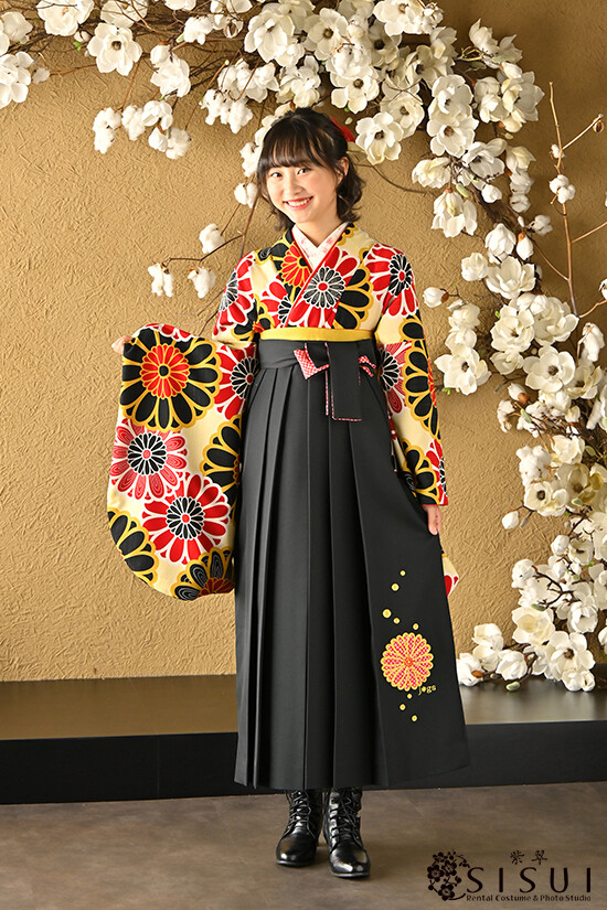 【和風館】着物No.20-1215【JAPAN STYLE 】袴No.85-114Aの衣装画像1