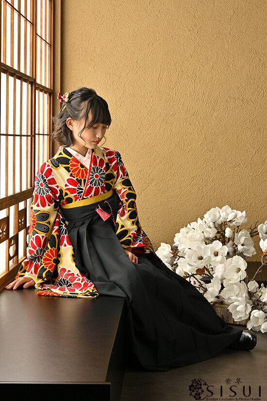 【和風館】着物No.20-1215【JAPAN STYLE 】袴No.85-114Aの衣装画像3