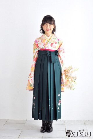 【花わらべ】着物No.20-1151【夢千代】袴No .85-301A
