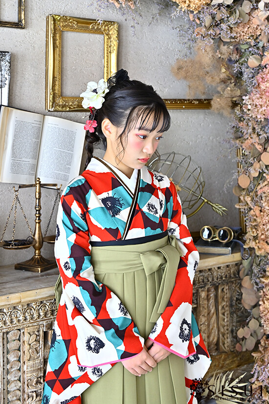 【LILLI】着物No.20-1478 袴No.21-0078の衣装画像2