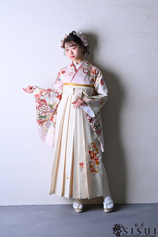 【From Kyoto】着物No.20-1798　袴No.21-1147A