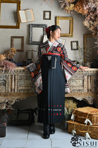 【modern antena 】着物No.20-1144